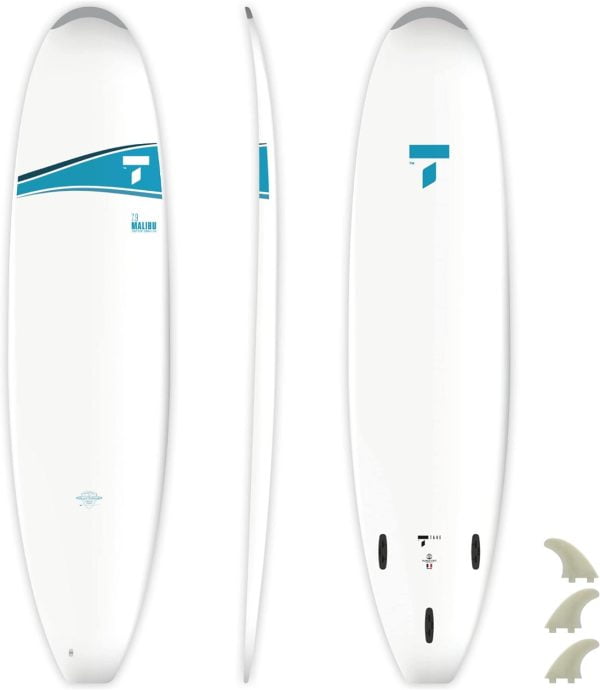 TAHE Malibu Surfboard close up side view