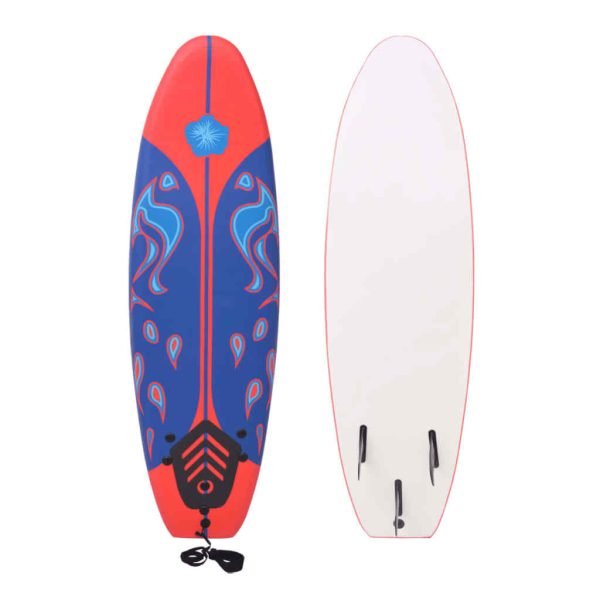 Surfboard Blue and Red