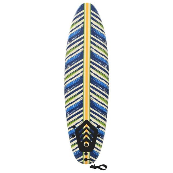 front view of the surfboard standing up