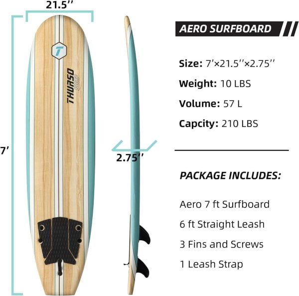Aero Surfboard specs and features