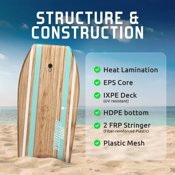 THURSO surf Bodyboard structure and construction