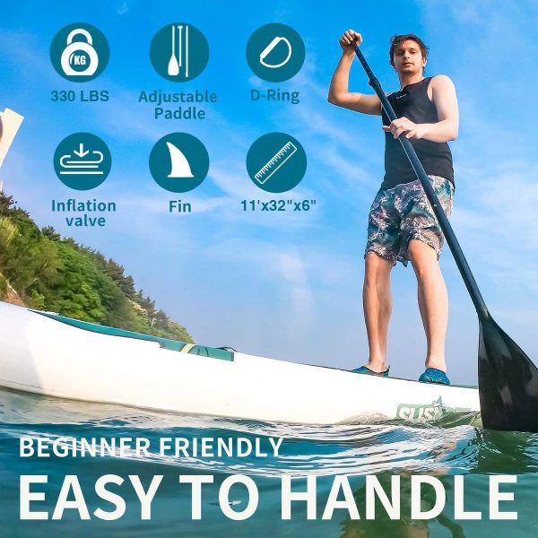 easy to handle paddle board